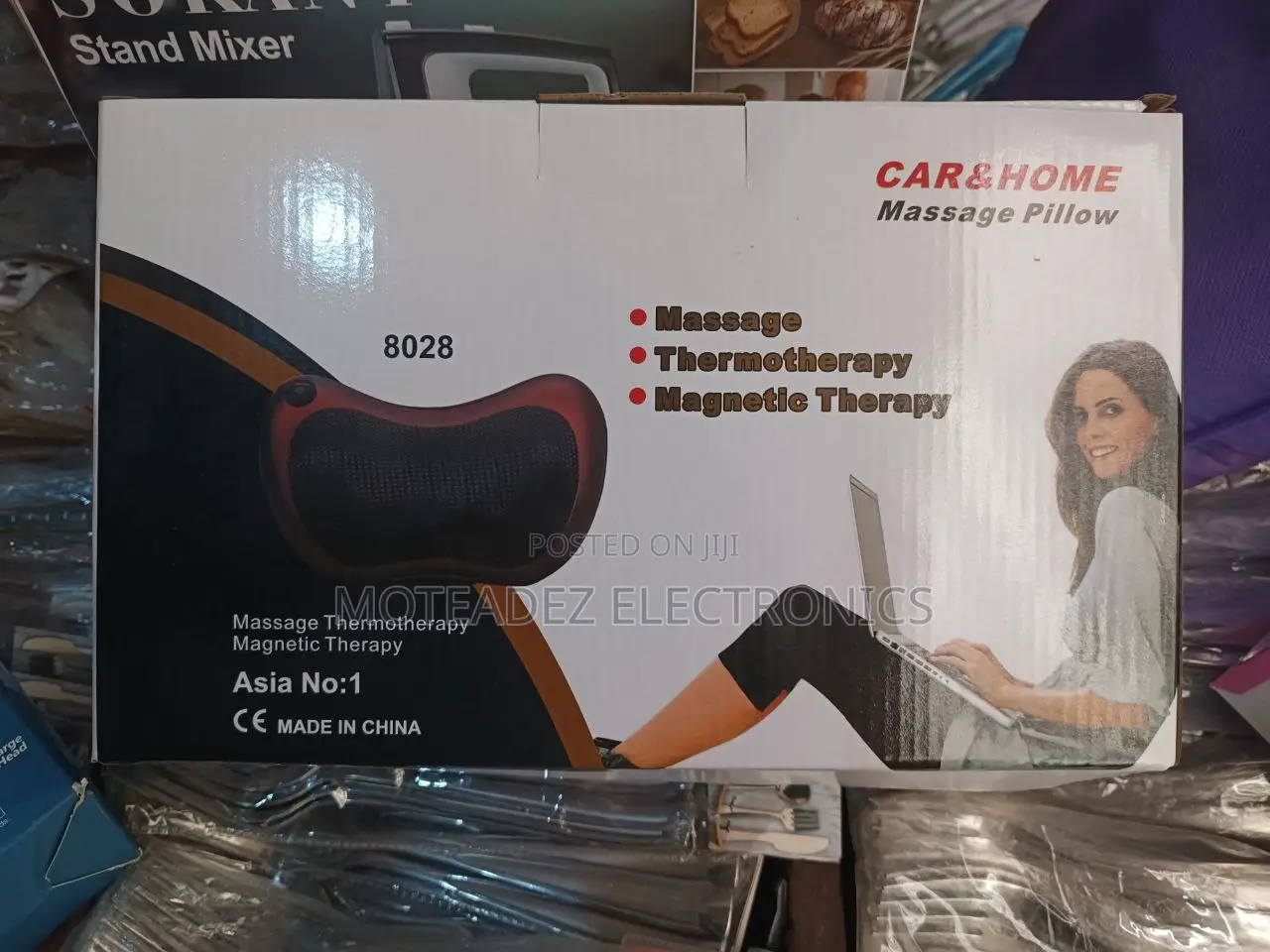 Blueidea Multifunctional Car/Home Massage Pillow (Back, Neck, Leg)