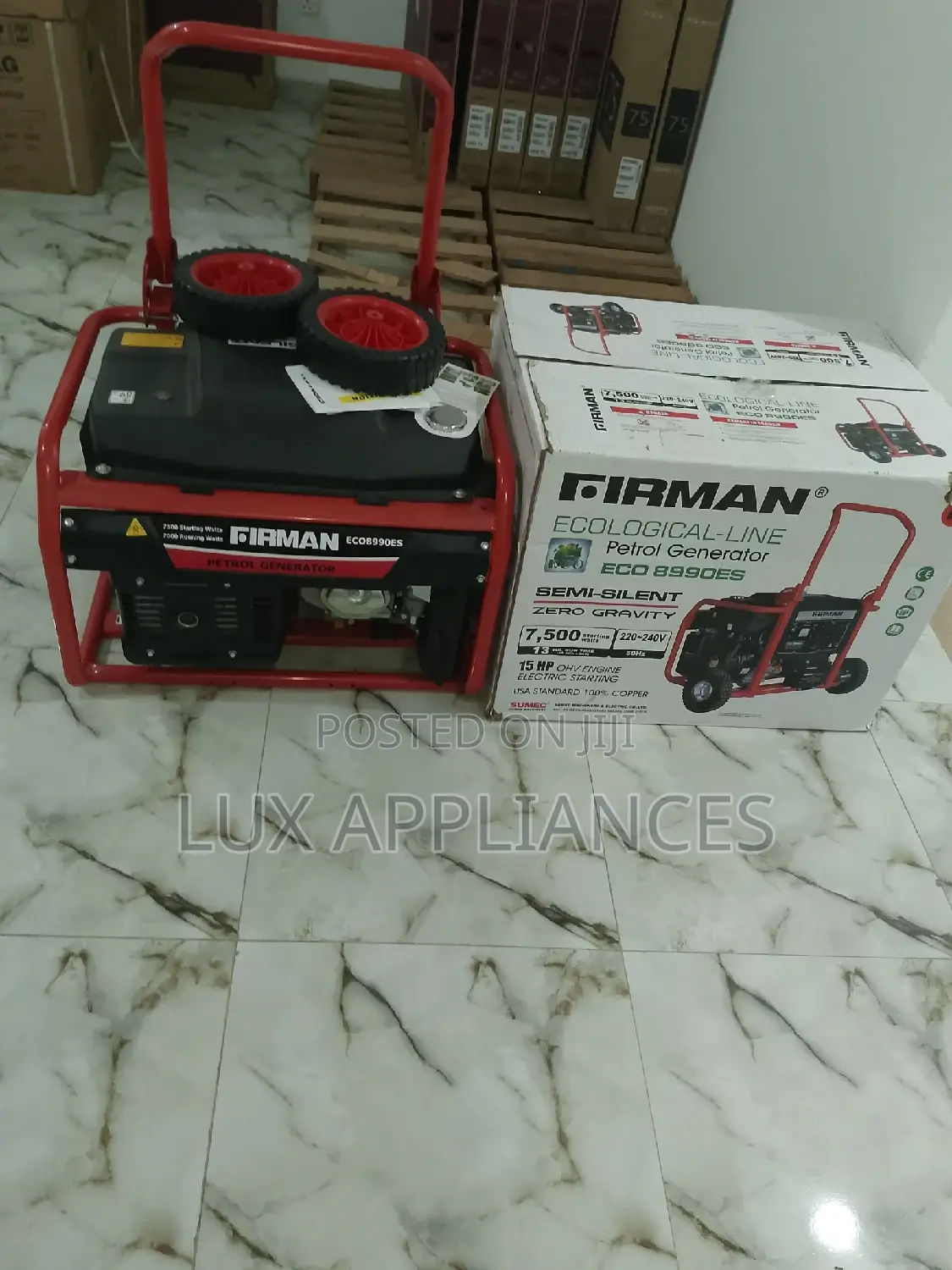 New 6.5kva Semi Silent Sumec Firman Petrol Generator