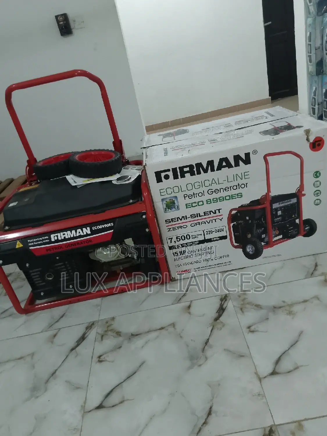 100% New Copper Sumec Firman Generator 6.5kva