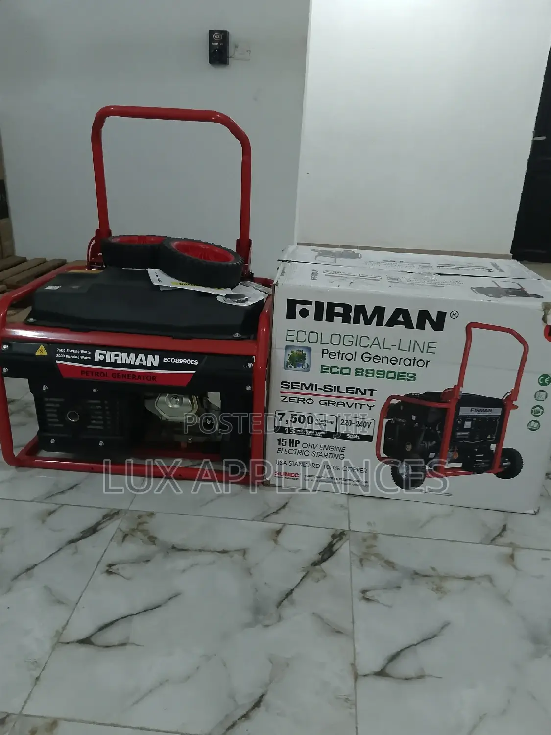 Sumec Firman Generator ECO-8990ES With Key 6.5kva Authentic