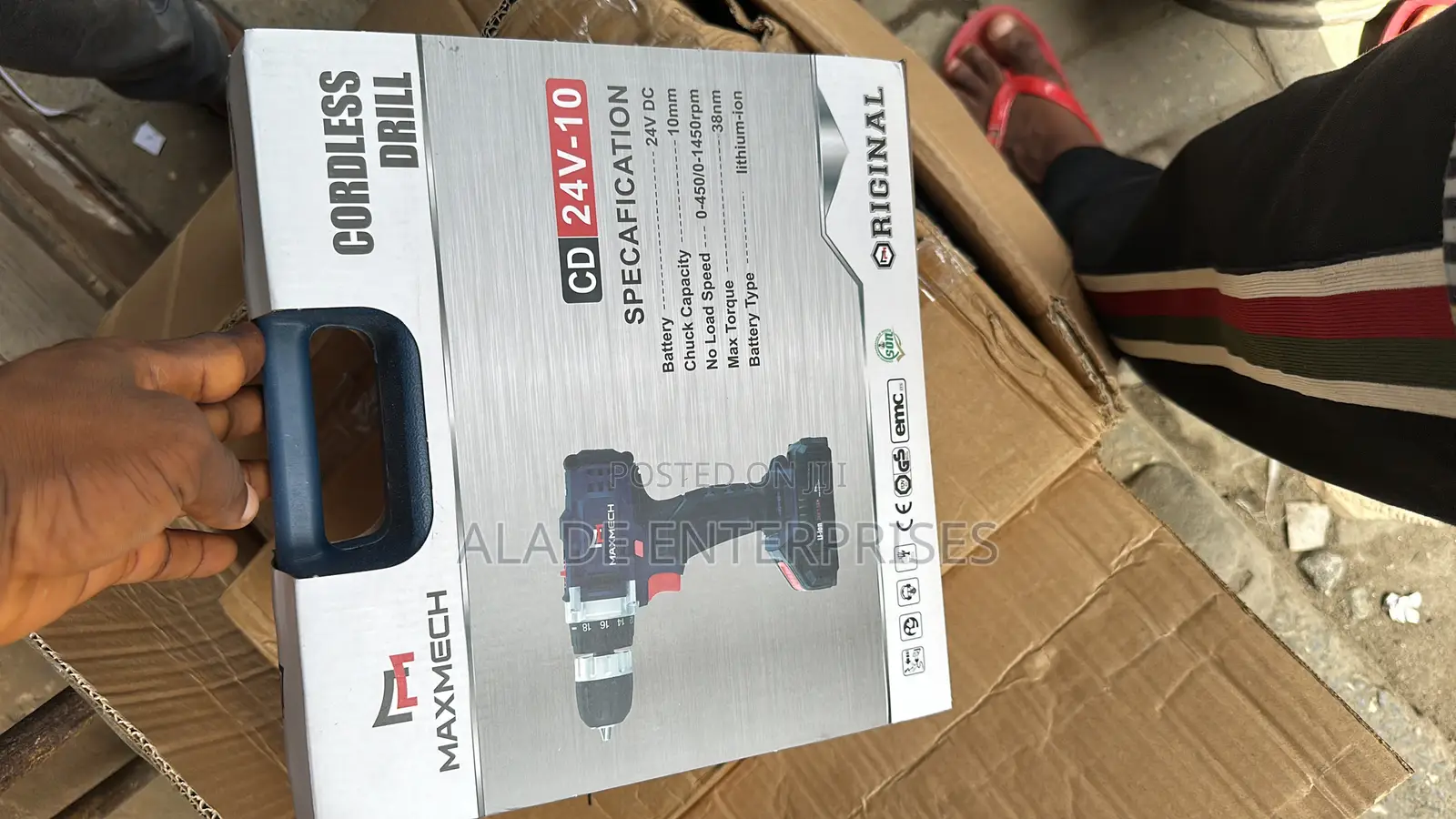 24v Cordless Drill Machine 10mm