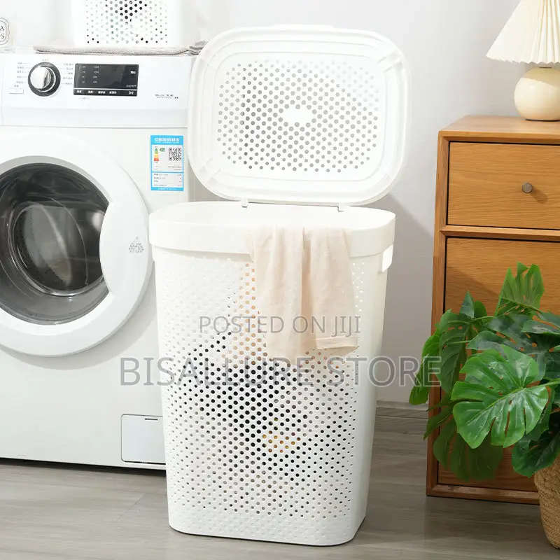 Square Laundry Basket With Lid