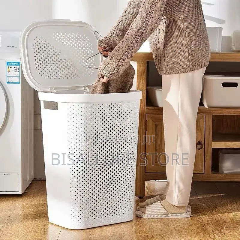 Square Laundry Basket With Lid