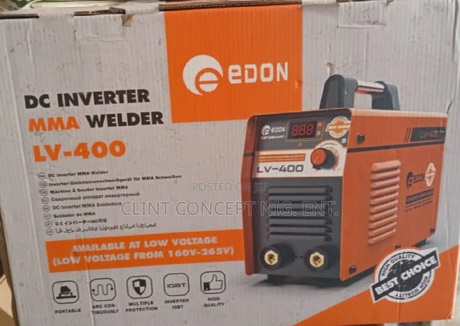 Brand New Best Quality Edon DC Inverter MMA Welder LV-400