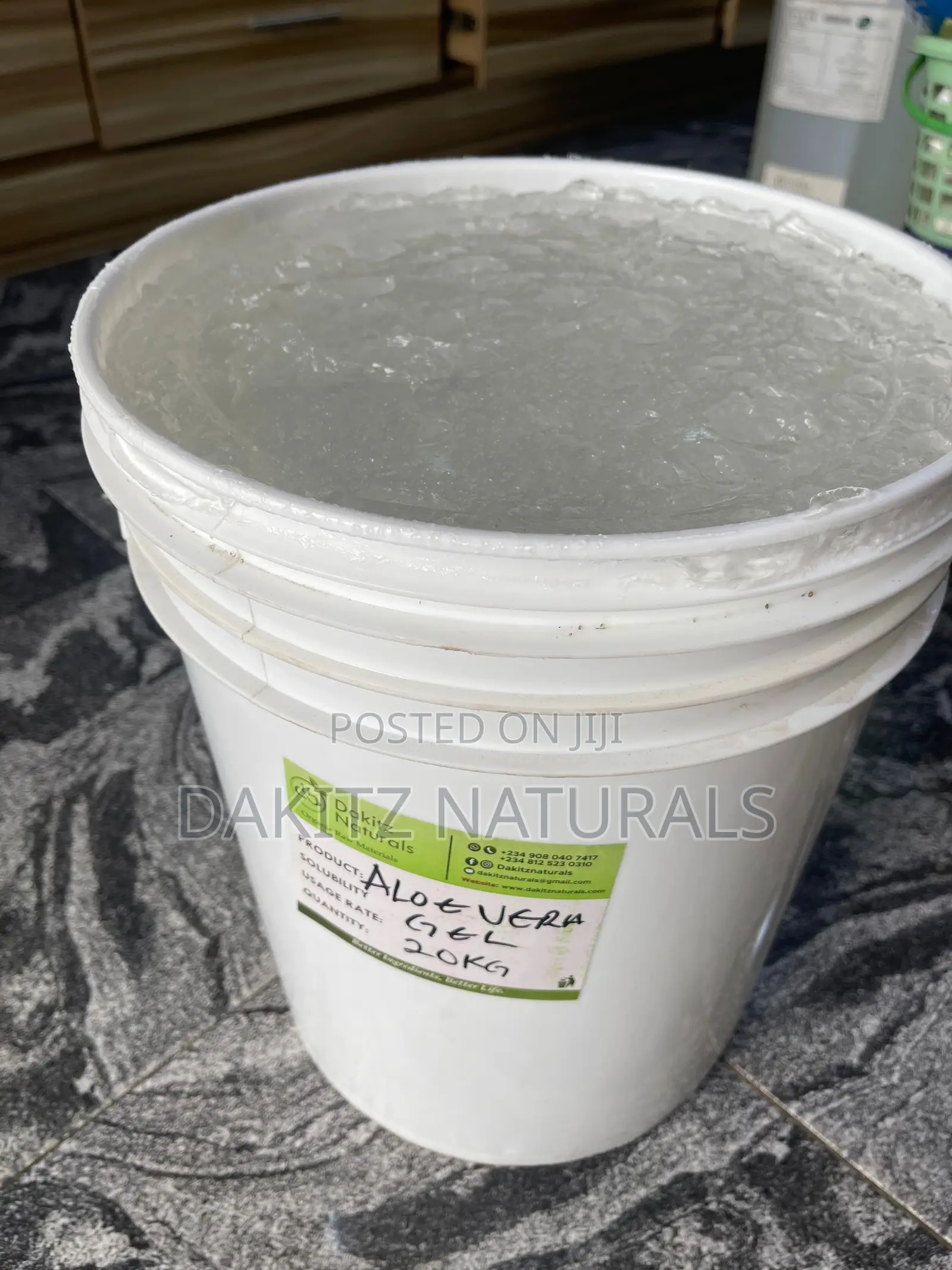 Pure Aloe Vera Gel 20kg