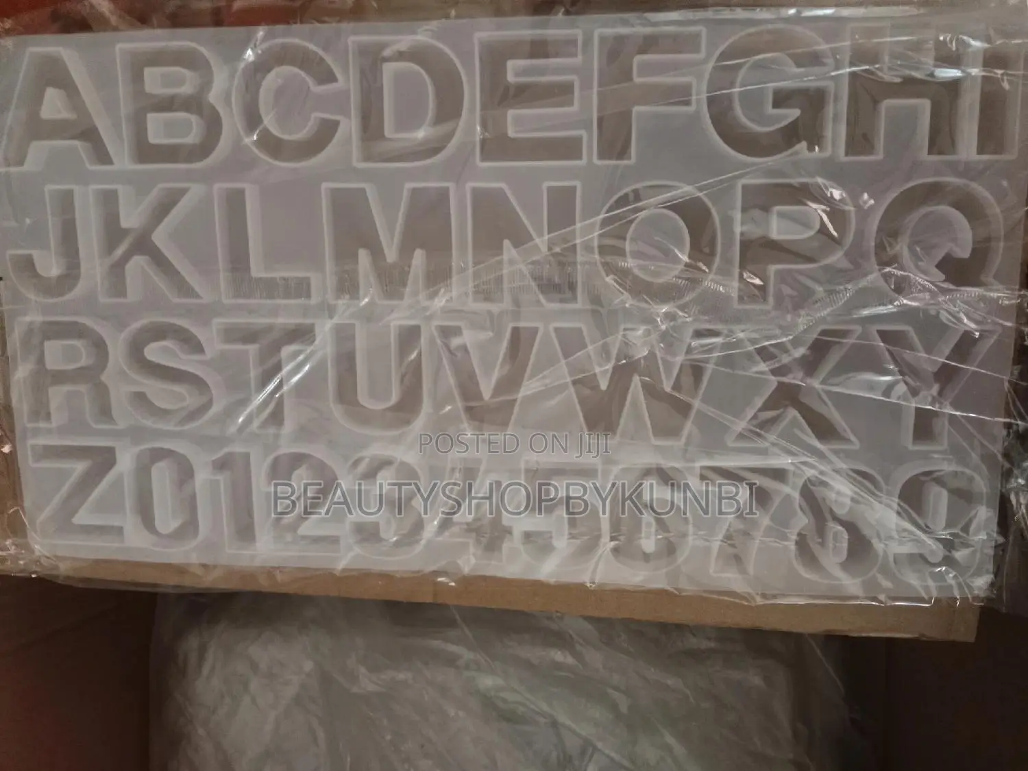 Epoxy Resin Alphabet Mold/Alpha Numeric Resin Mold