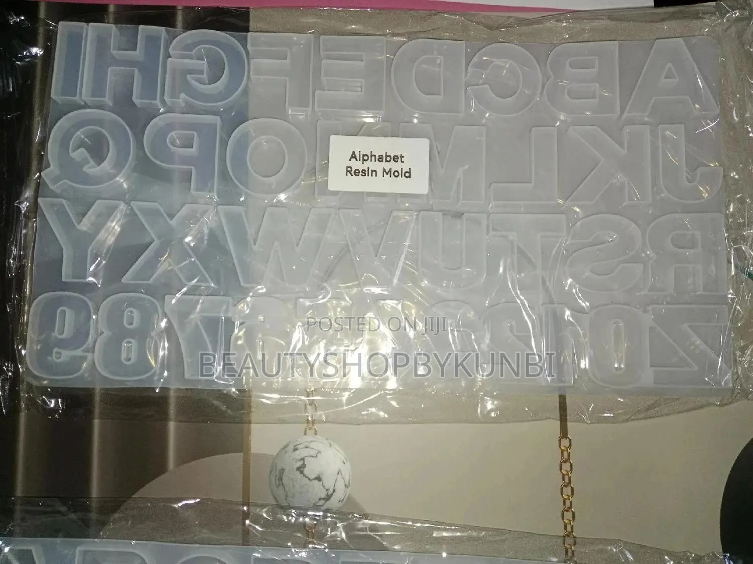 Epoxy Resin Alphabet Mold/Alpha Numeric Resin Mold