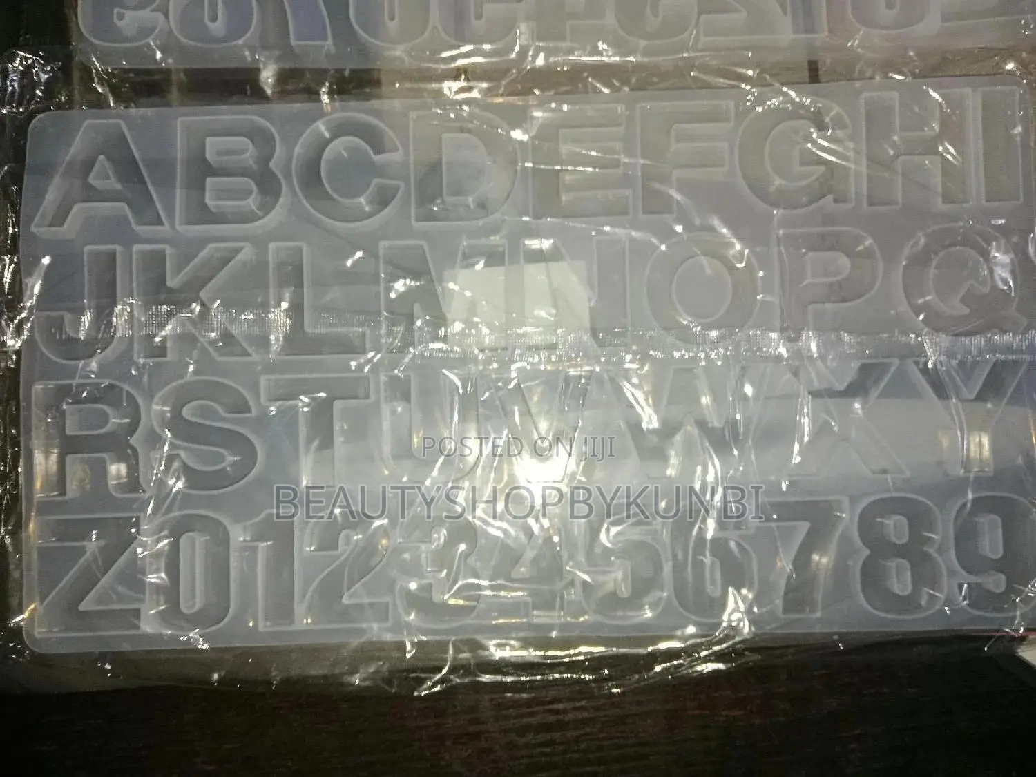 Epoxy Resin Alphabet Mold/Alpha Numeric Resin Mold
