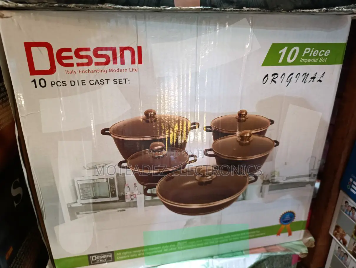 Dessini 10pcs Imperial Die Cast Non-Stick Cookware Sets