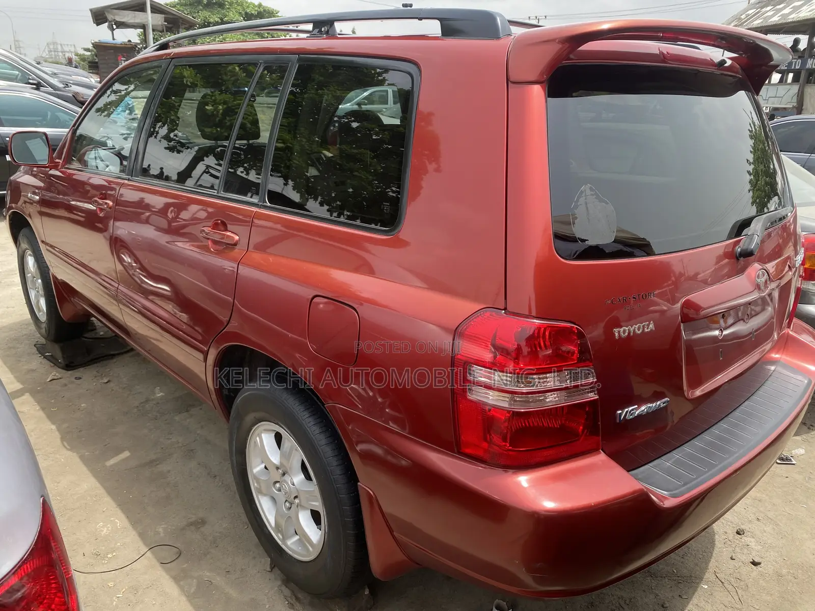 Toyota Highlander V6 FWD 2003 Red