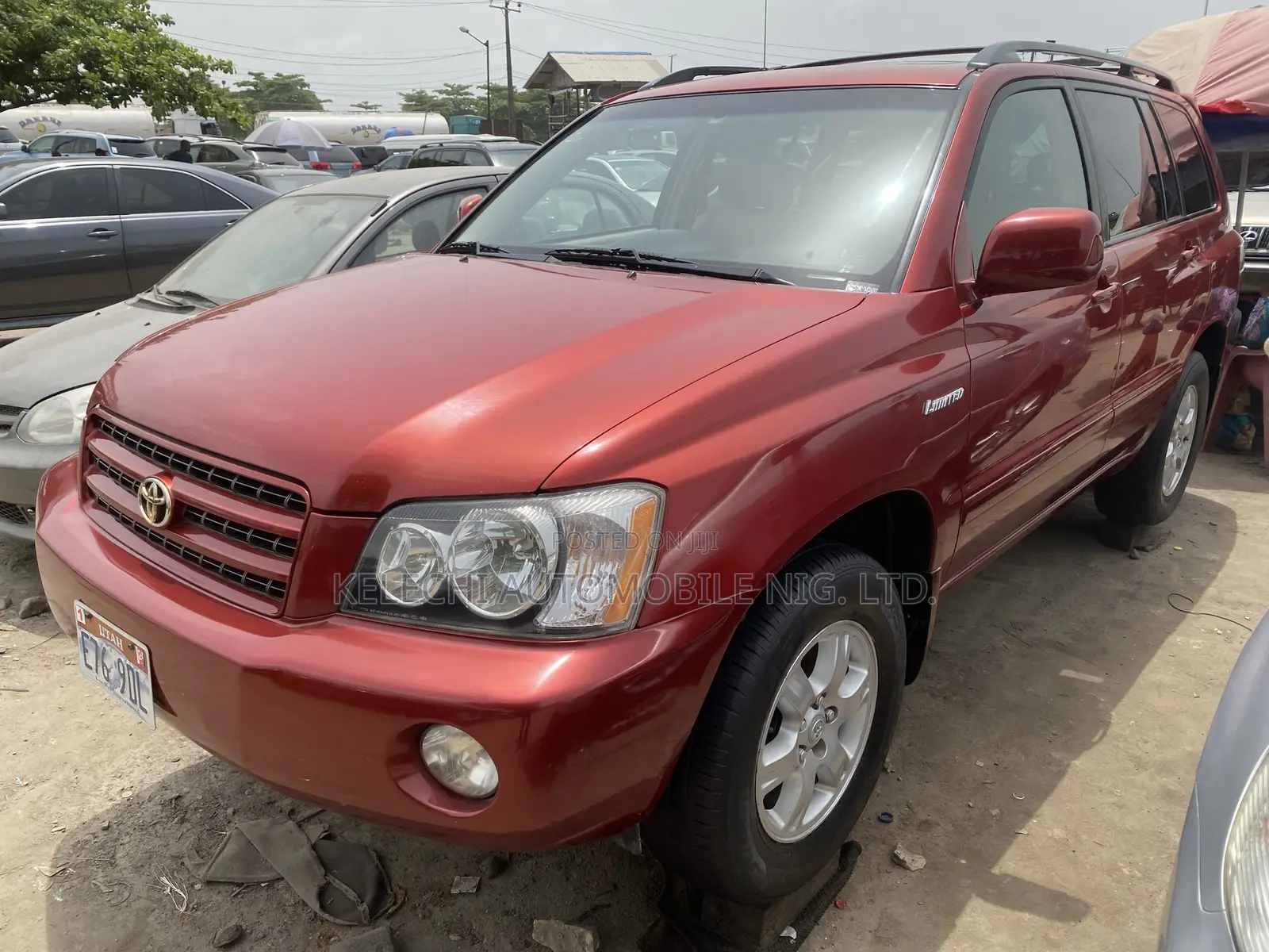 Toyota Highlander V6 FWD 2003 Red