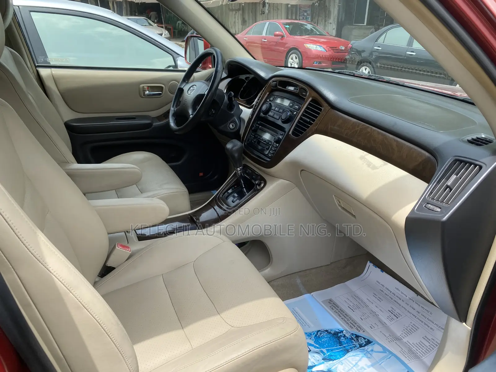 Toyota Highlander V6 FWD 2003 Red