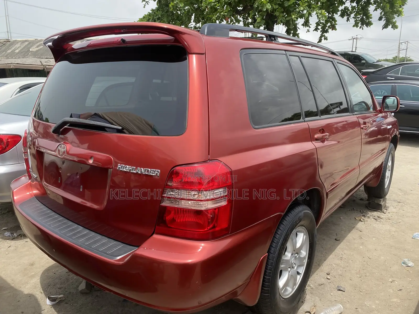 Toyota Highlander V6 FWD 2003 Red