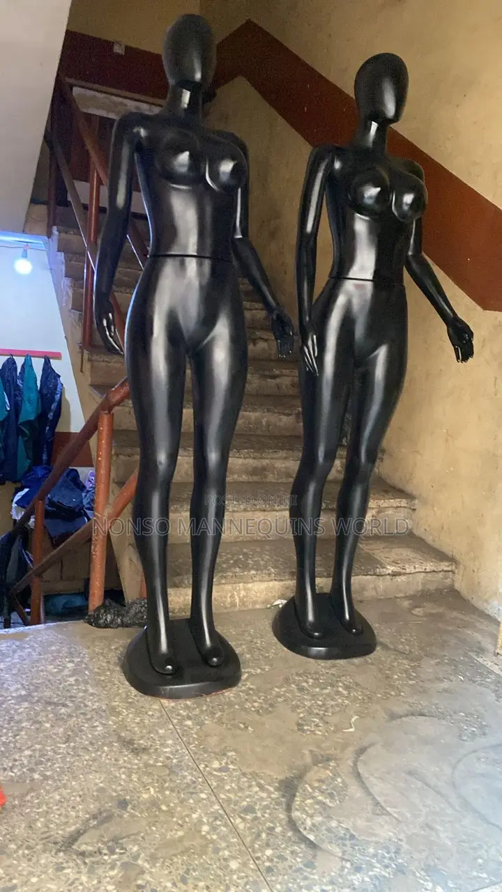 Size 10 Plastic Female Black Display Detachable Waist Dummy