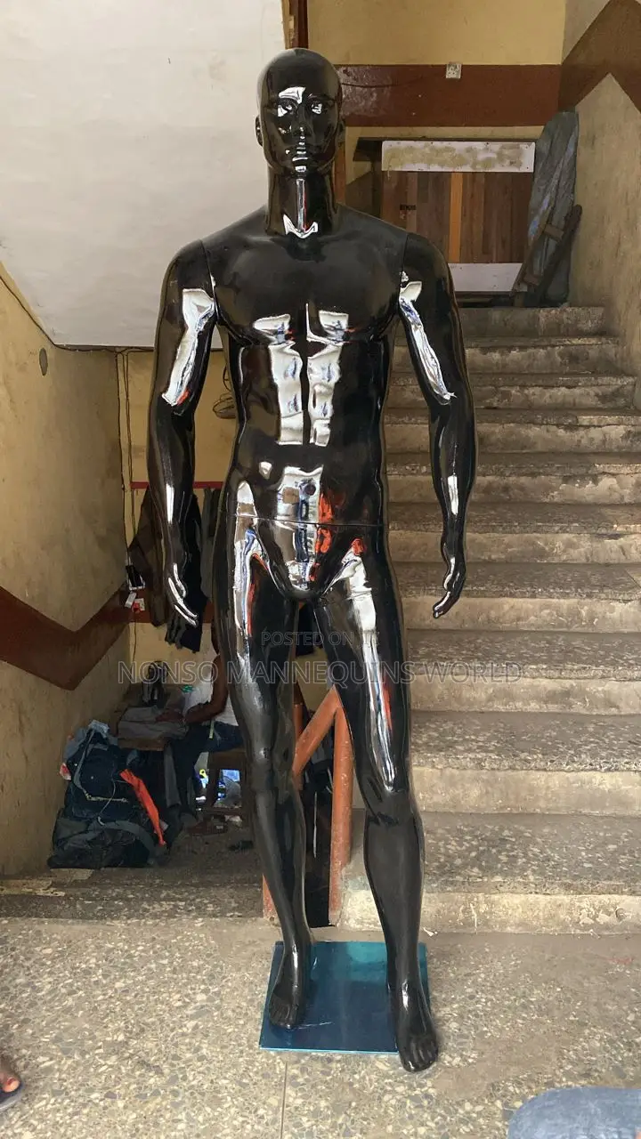Glossy Black Acrylic Display Huge Mannequin