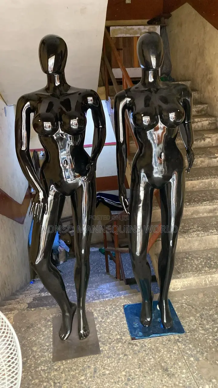 Size 12 Glossy Black Female Display Mannequin