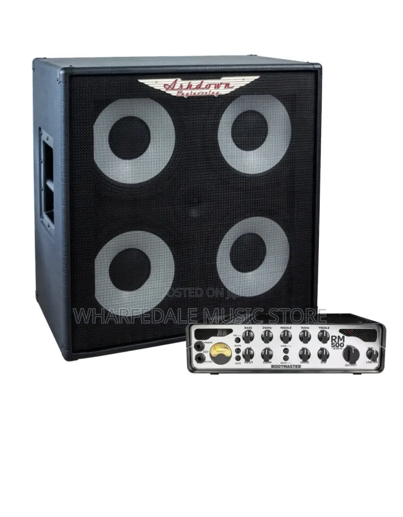 RM-414-EVO II Bass Cabinet and Rm-500-Evo-Ii-Head