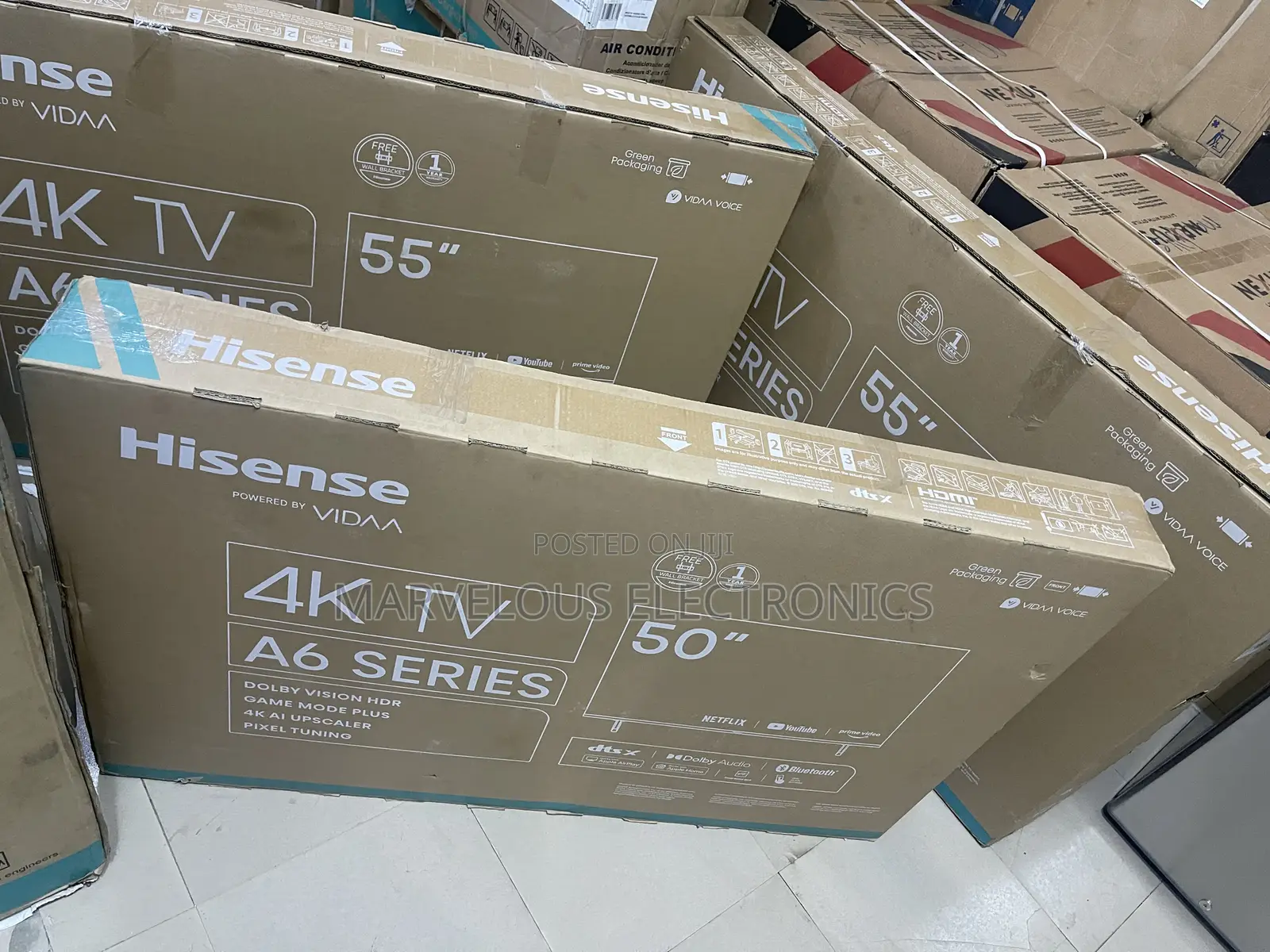 Brand New Hisense 50inch 43inch 55inch 65inch Smart TV