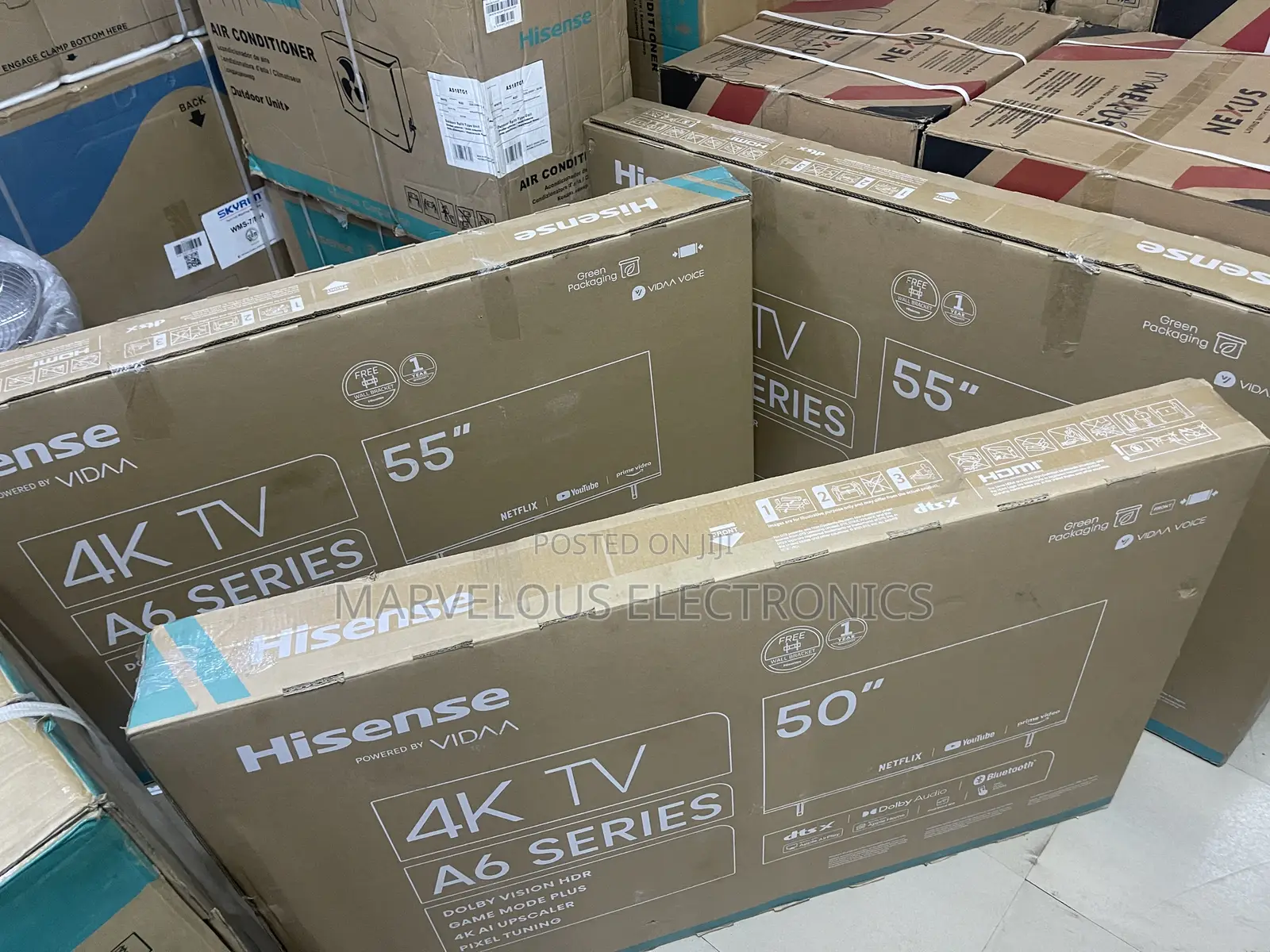 Brand New Hisense 50inch 43inch 55inch 65inch Smart TV