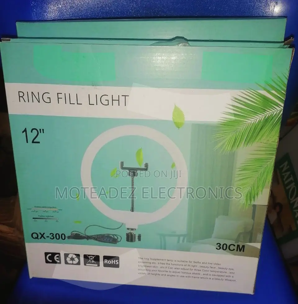 14" Non RGB Ring Fill Light/Phone Holder/Tripod Stand/Remote