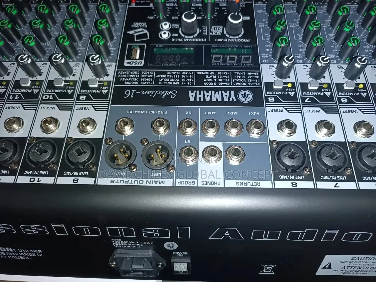 Yamaha 16channel Flat Mixer (With Equaliser)