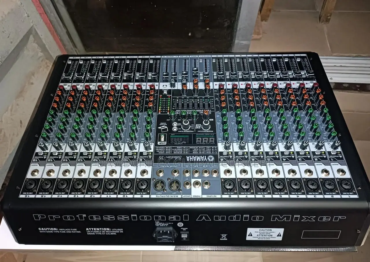 Yamaha 16channel Flat Mixer (With Equaliser)