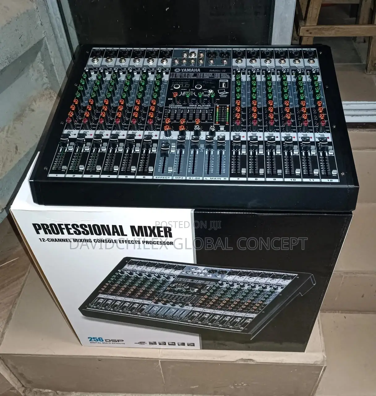 Yamaha 12 Channel Flat Mixer (With Equaliser)