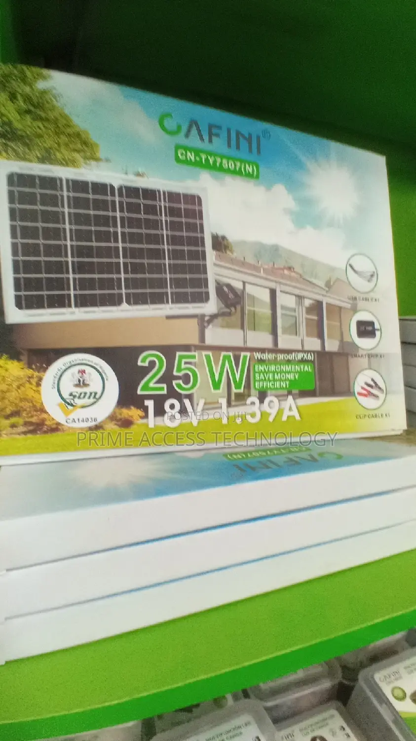 25watts CAFINI Solar Panel