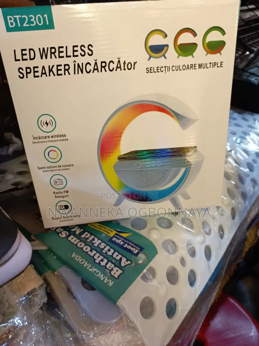 Portable Speaker With Night Light Mp3 Player