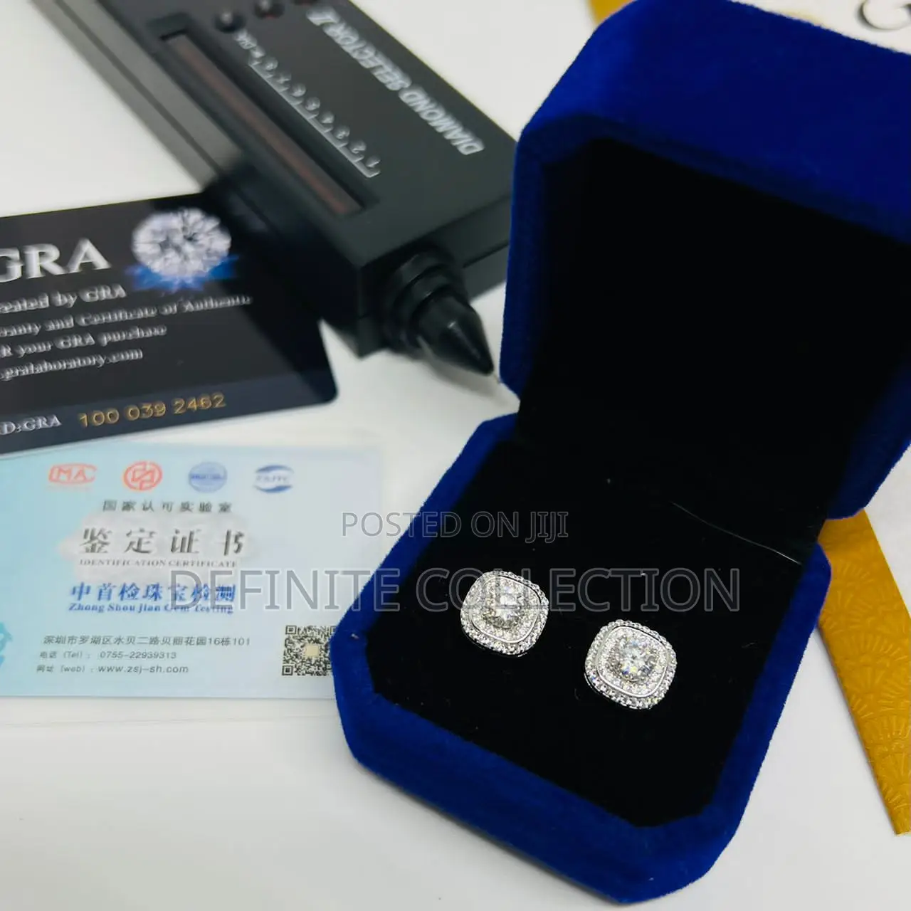 9-2-5 MOISANITE Earring