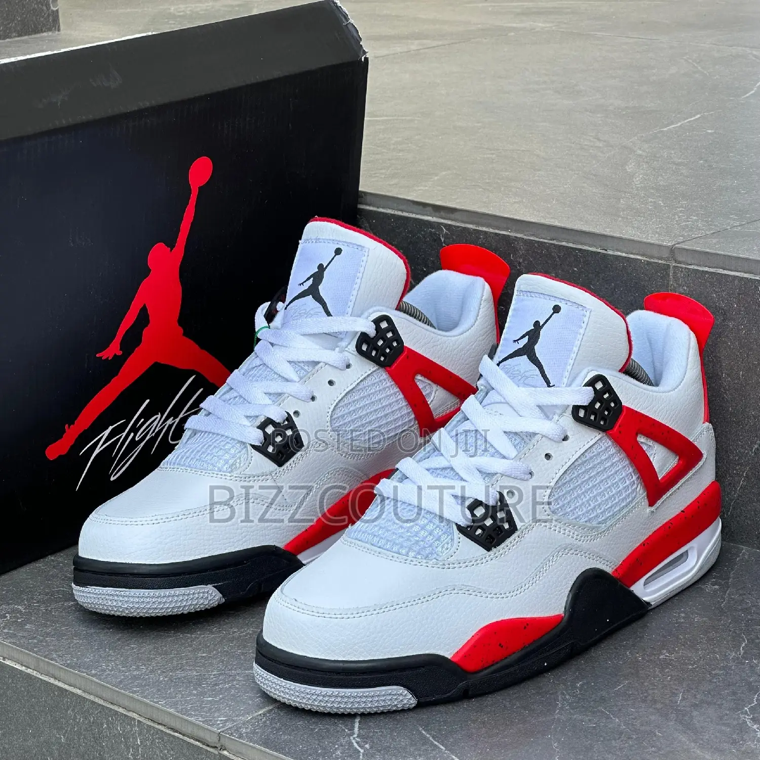 Original AIR JORDAN 4 RETRO Red Cement Available in Store
