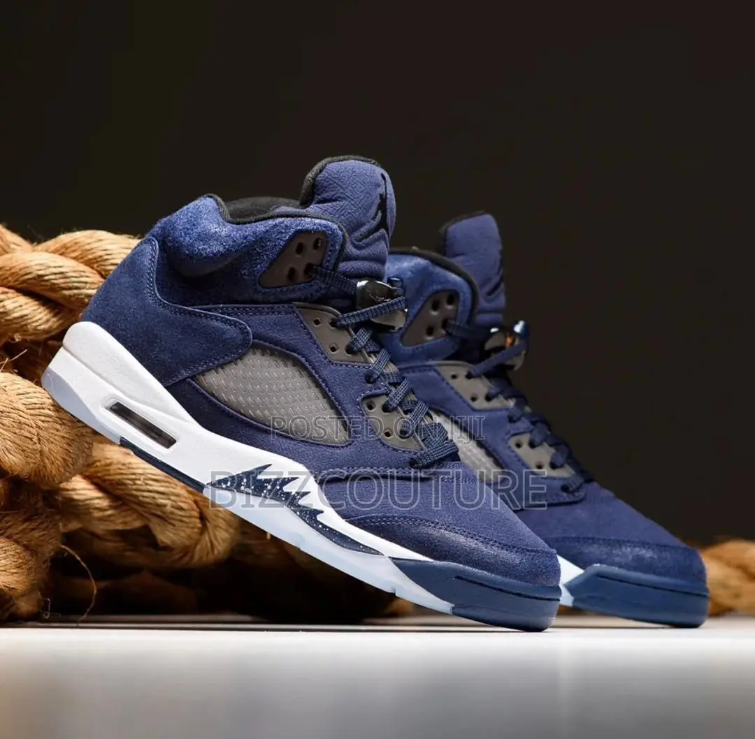 Original AIR JORDAN 5 RETRO Mid-Night Navy Available Instore