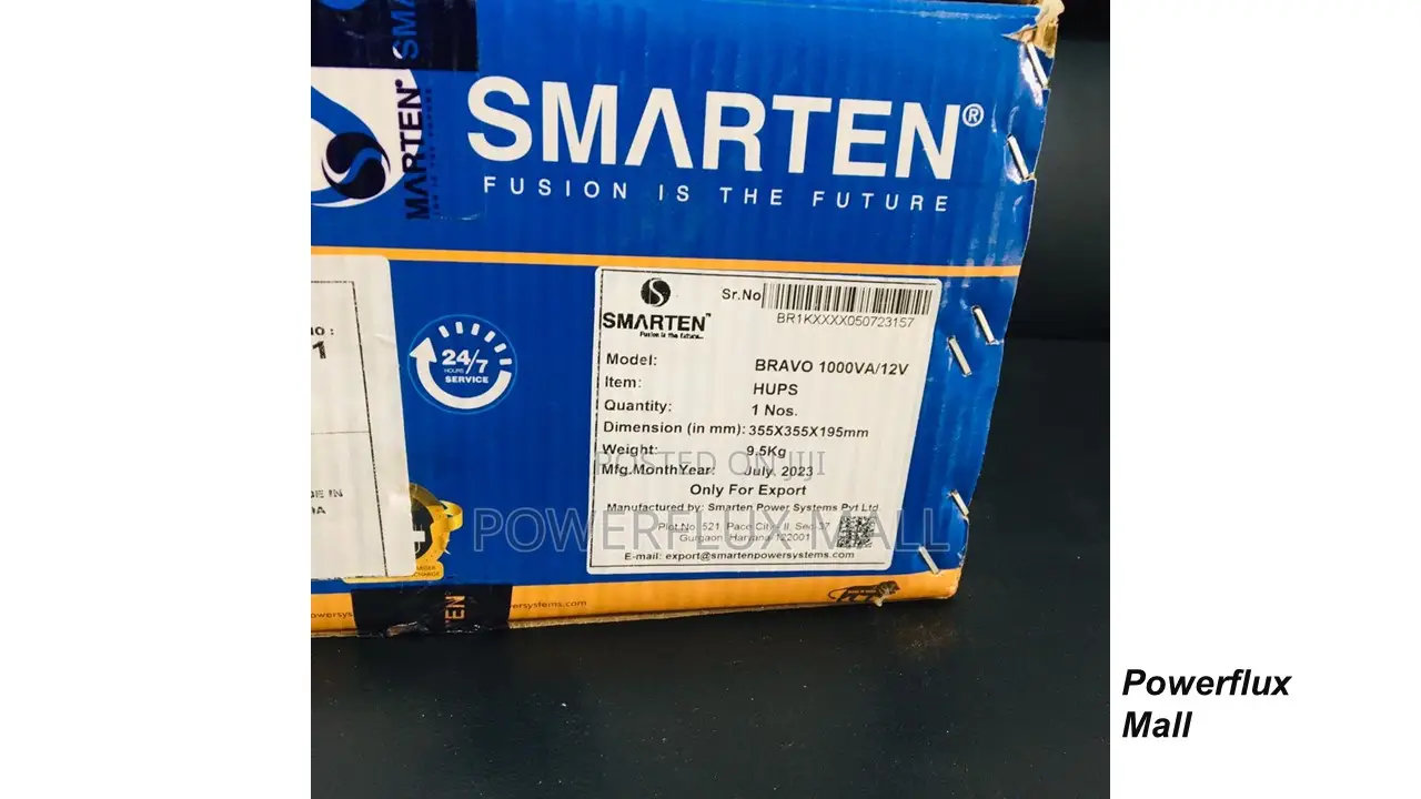 1000va/12v (1kva) Smarten Inverter