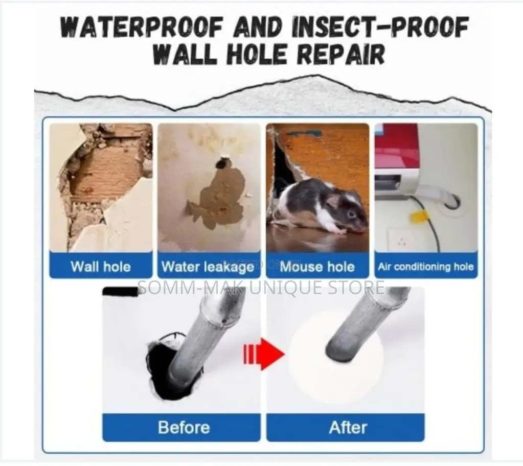 Wall Hole Sealing Glue - Waterproof Pipe Sealants -4pcs