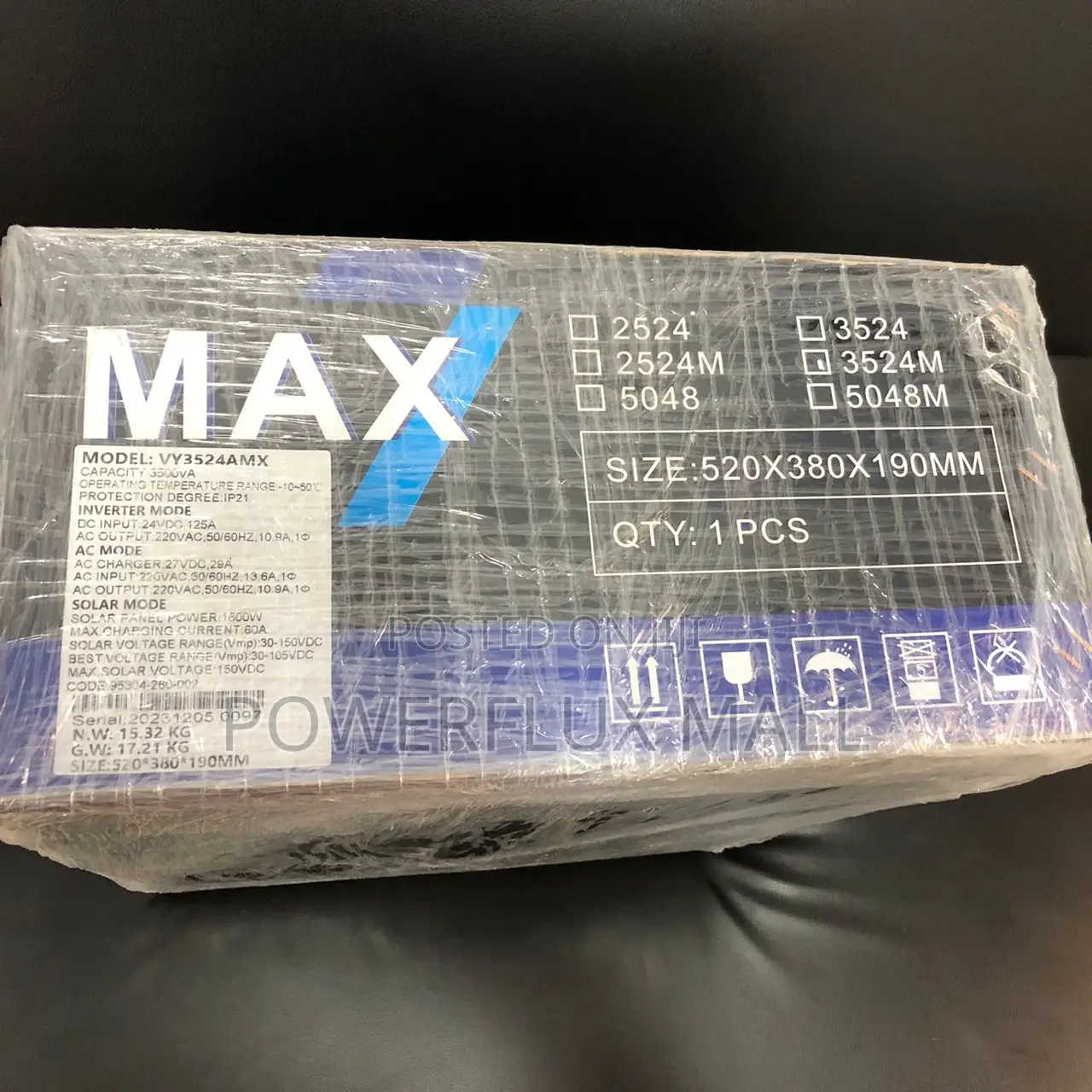 3.5kva Max Hybrid Transformer Based Inverter