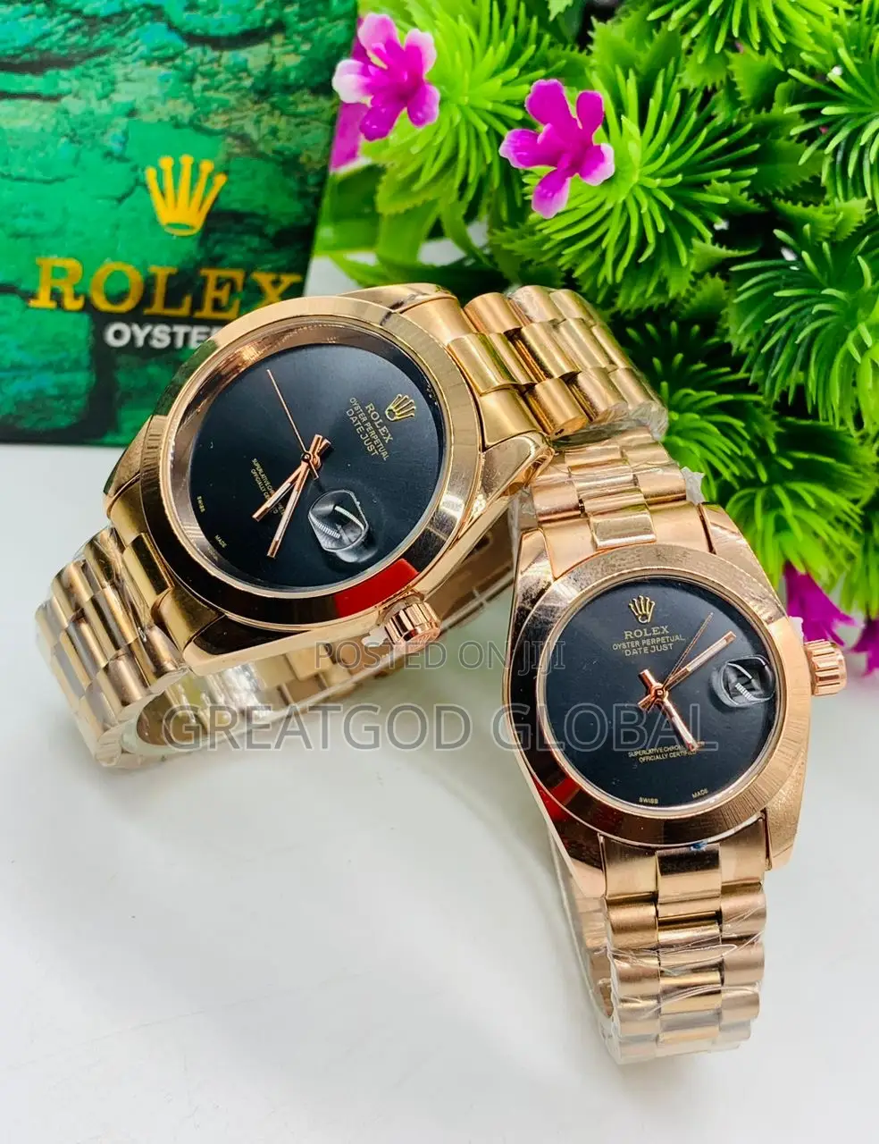 *Couple Rolex Oyster Date-Just Rosegold