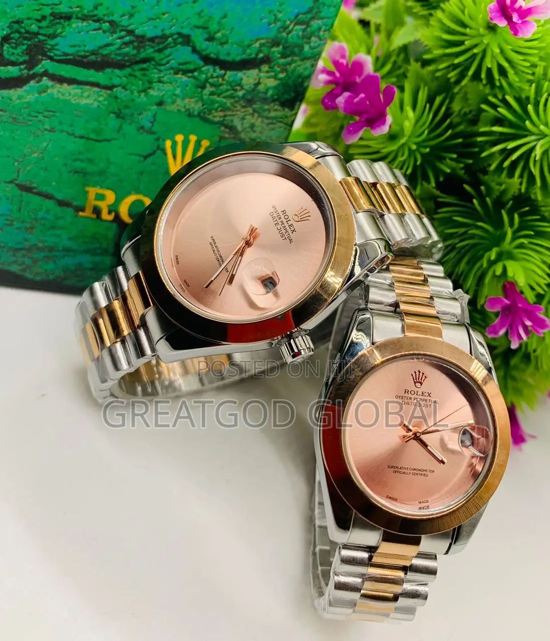 *Couple Rolex Oyster Date-Just Mixed Color