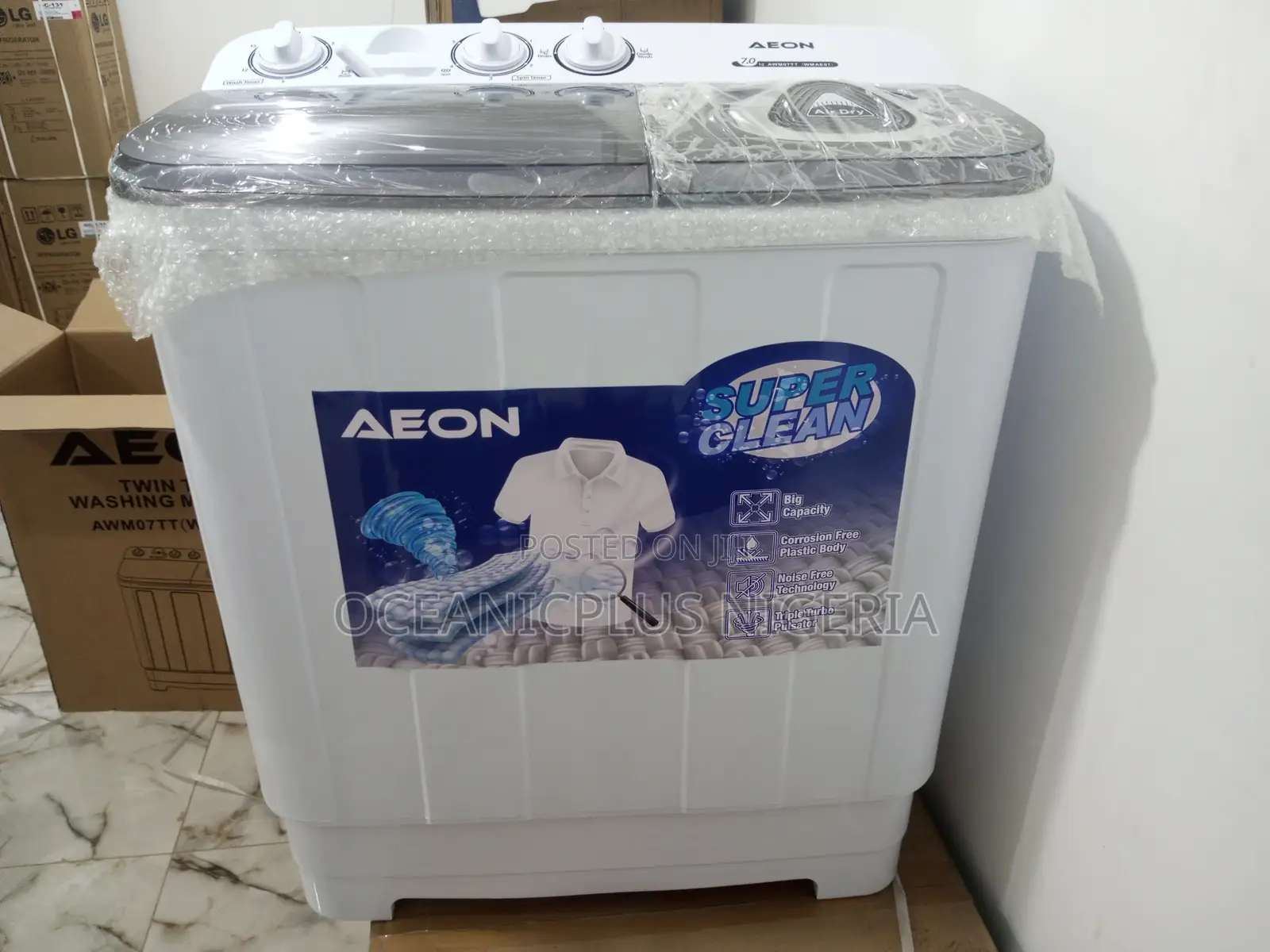 The New AEON 7kg Twin Tub Washing Machine