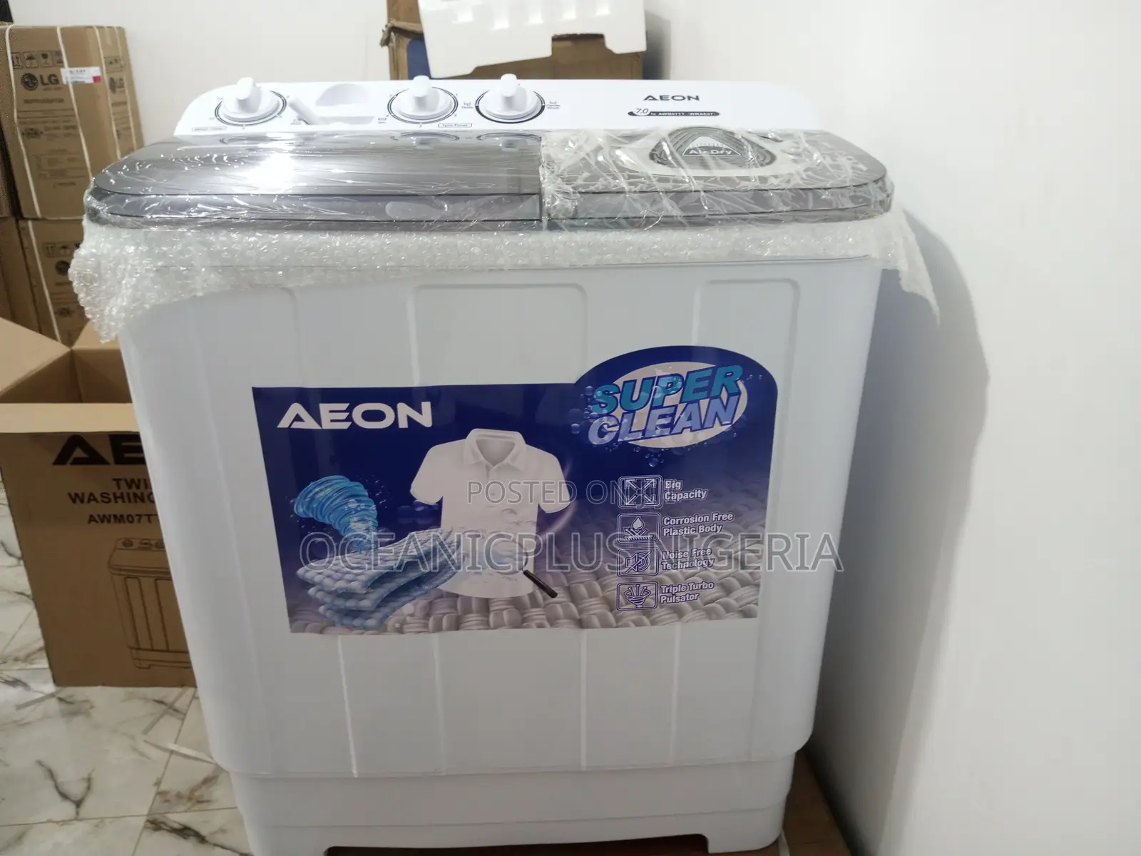 Durable AEON 7kg Twin Tub Washing Machine