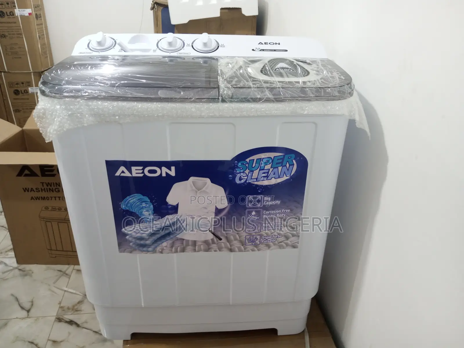 Durable AEON 7kg Twin Tub Washing Machine
