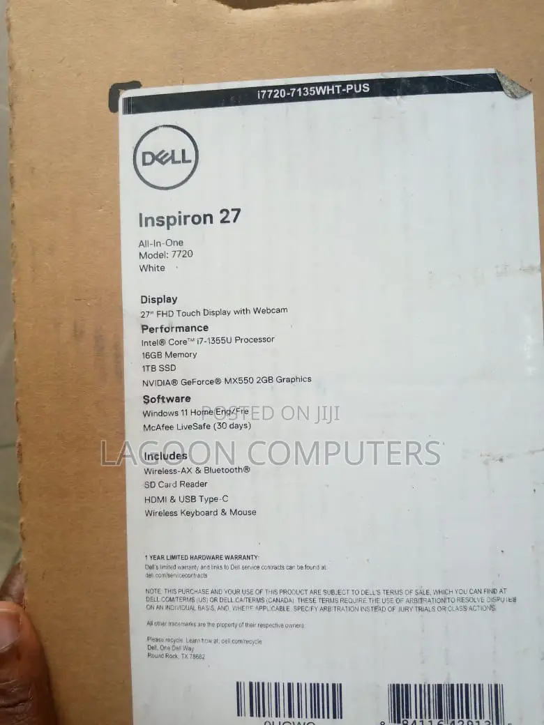 New Desktop Computer Dell OptiPlex 7760 16GB Intel Core I7 SSD 1T