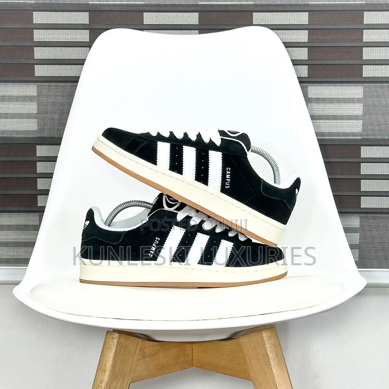 Original Adidas Campus 00 Core Black Sneakers