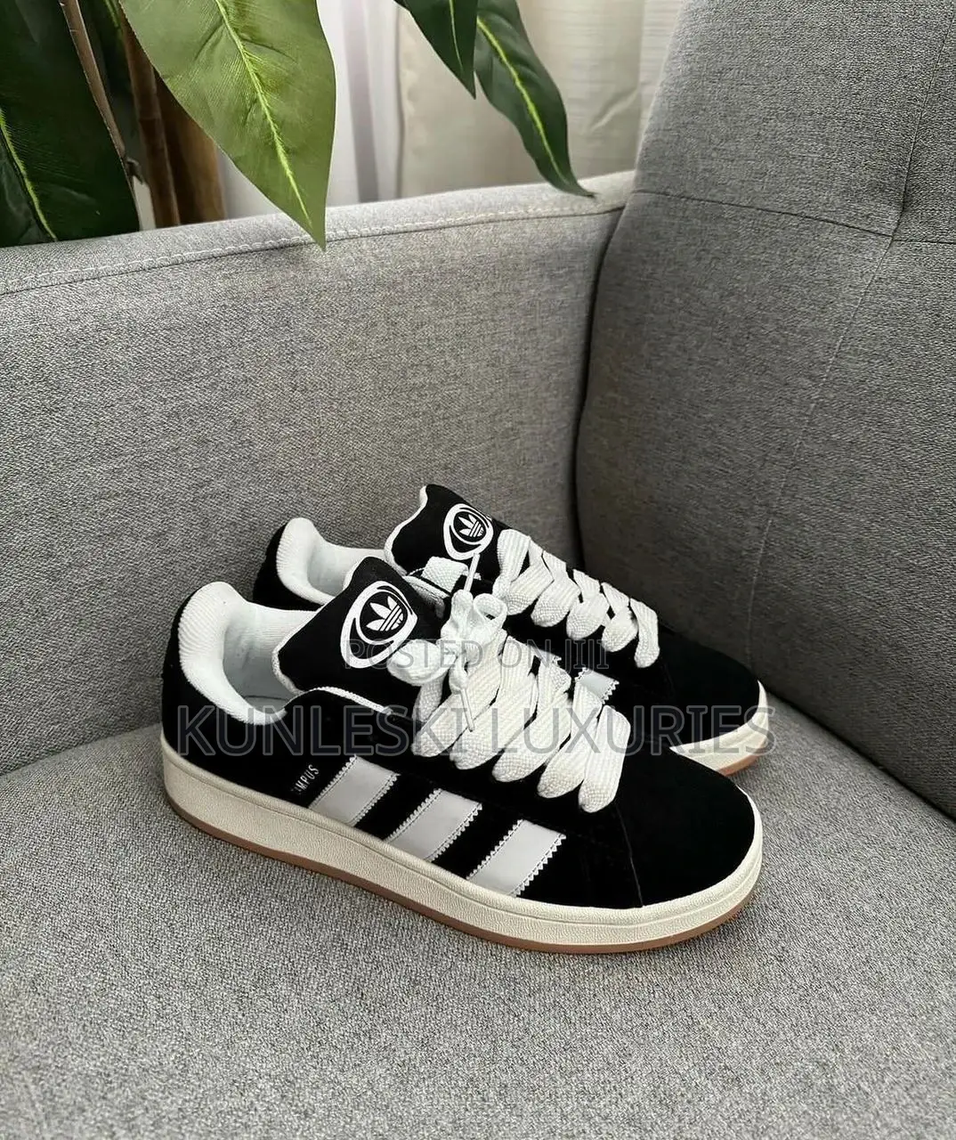 Original Adidas Campus 00 Core Black Sneakers