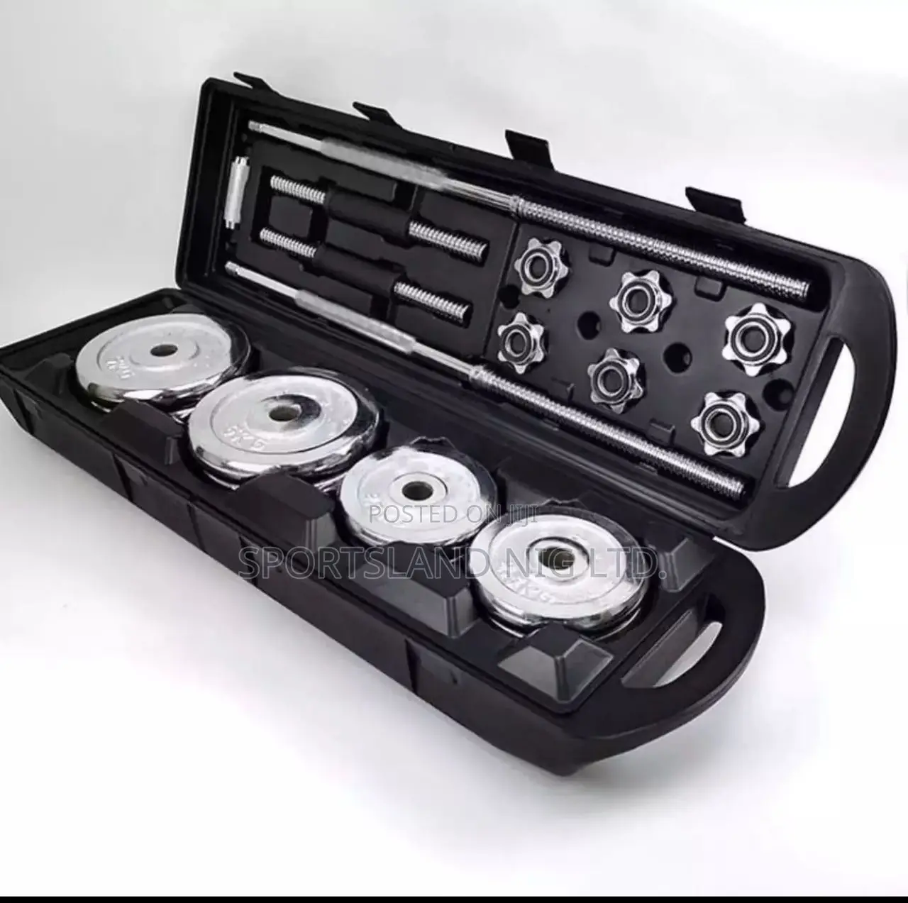 50kg Weight Box Set With Barbel