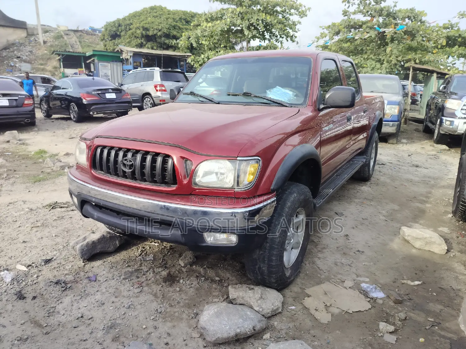 Toyota Tacoma Double Cab V6 4WD 2004 Red