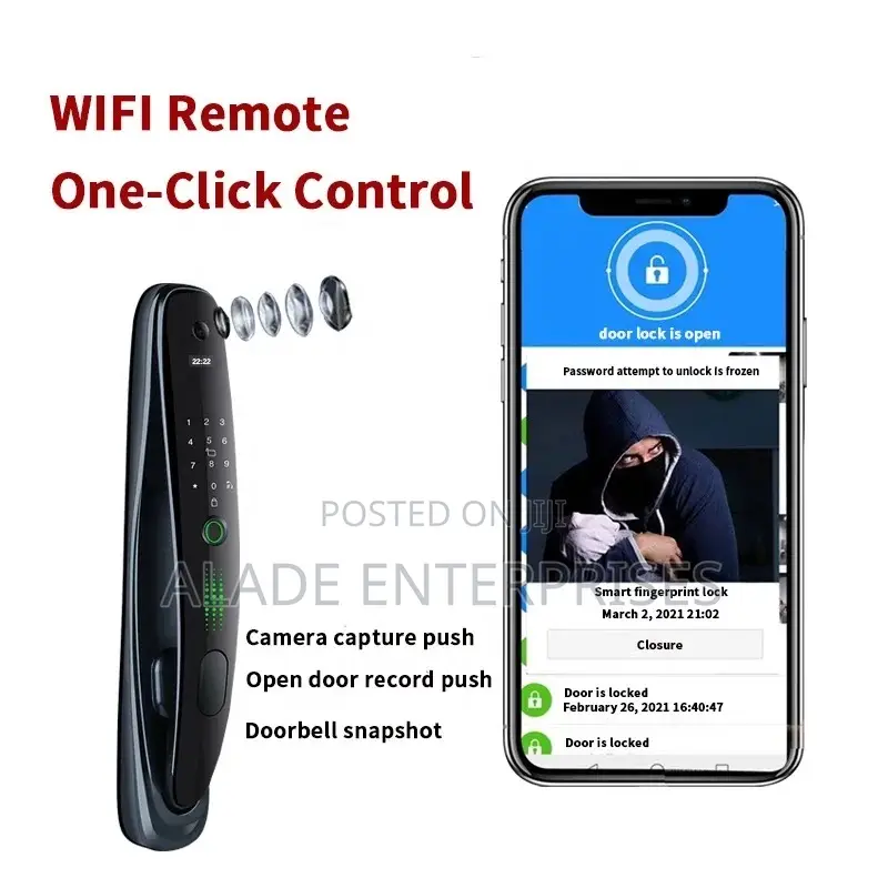 Tuya APP Remote Control Video Call Intercom Automatic Lock
