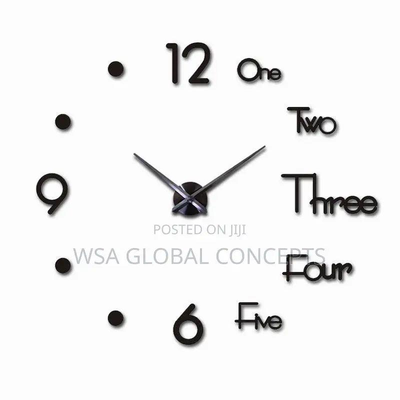 3D Wall Clock DIY