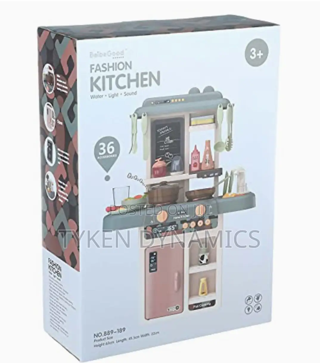 36pcs Fashion Kitchen Toy Set for Girls