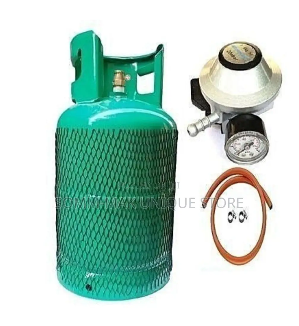 Gas Cylinder With 6m Hose - Regulator Clip Combo - 12kg