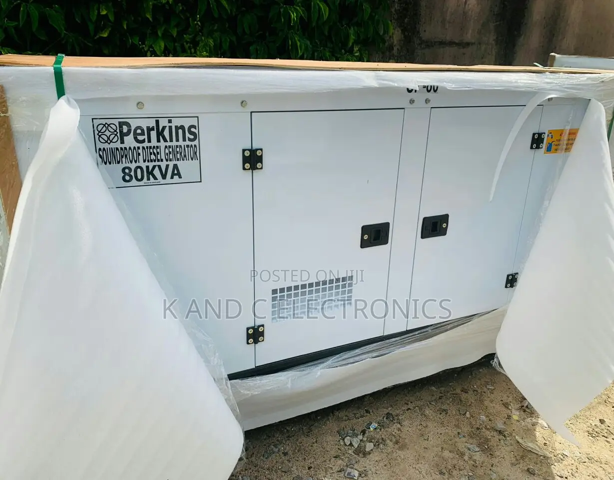 Brand New Perkins 80kva Soundproof Generator With Warranty